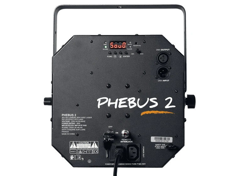 Algam Lighting Phebus 2 LED Laser og multieffekt 