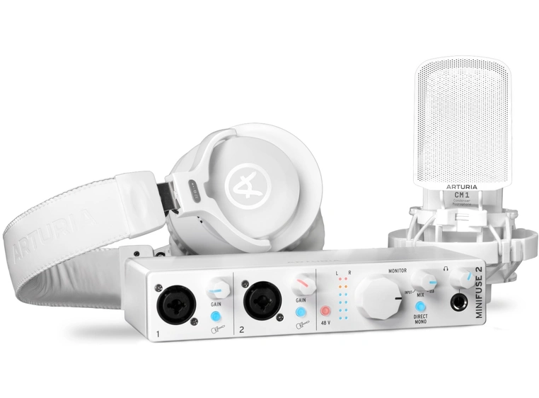 Arturia MiniFuse Recording Pack - White 