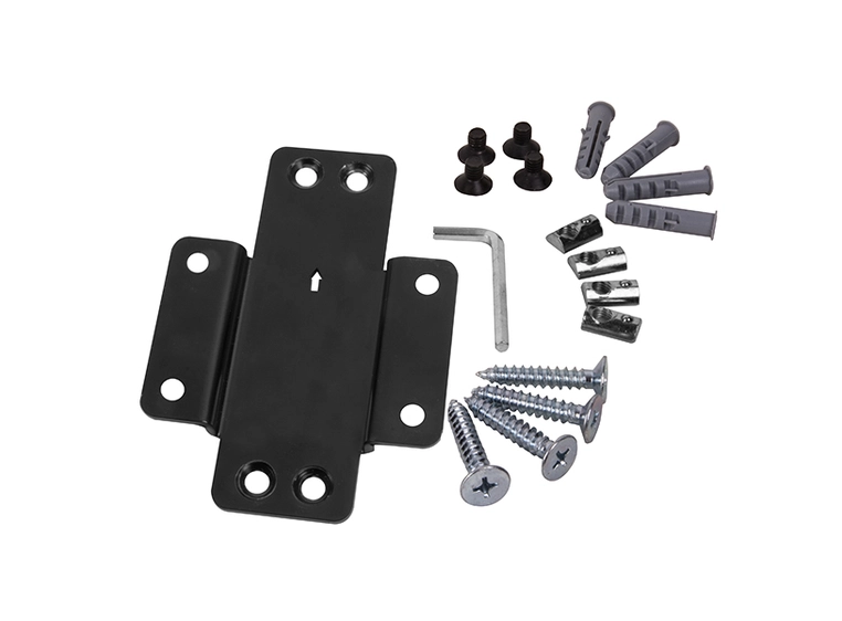 B-Tech BT8390-WFK2/B System X Rail Mounting Bracket, Black 