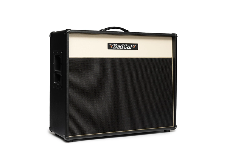 Bad Cat Era 2x12 Gitarkabinett Open Back Cream Front/Gold Piping 