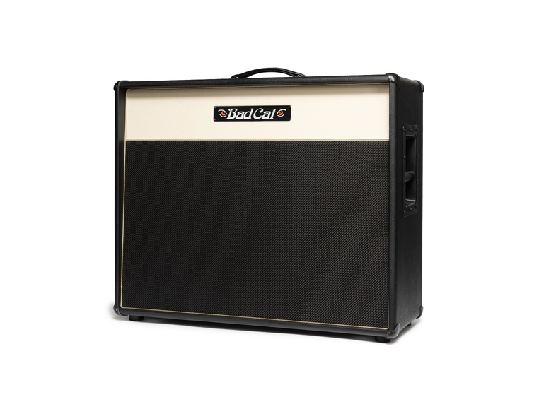 Bad Cat Era 2x12 Gitarkabinett Open Back Cream Front/Gold Piping 