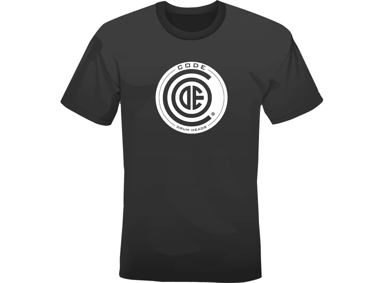 Code Drumheads TSH01-XL T-skjorte i størrelse Xtra-Large 