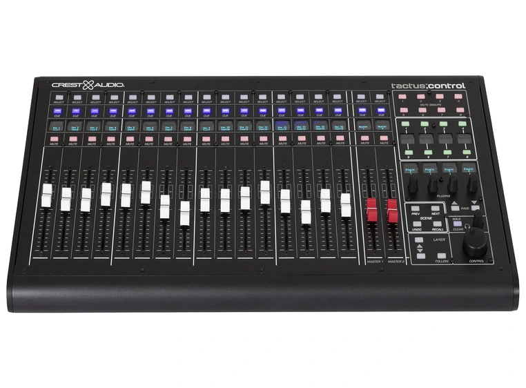 Crest Audio Tactus Actus Control Kontrollflate med motoriserte fadere 