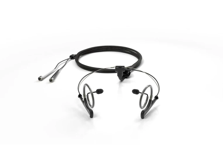 DPA 4560 CORE+ Binaural Headset Normal SPL, Black, MicroLock 