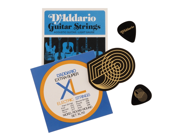 D'Addario DATIN50A 50th Anniversary String Bundle 