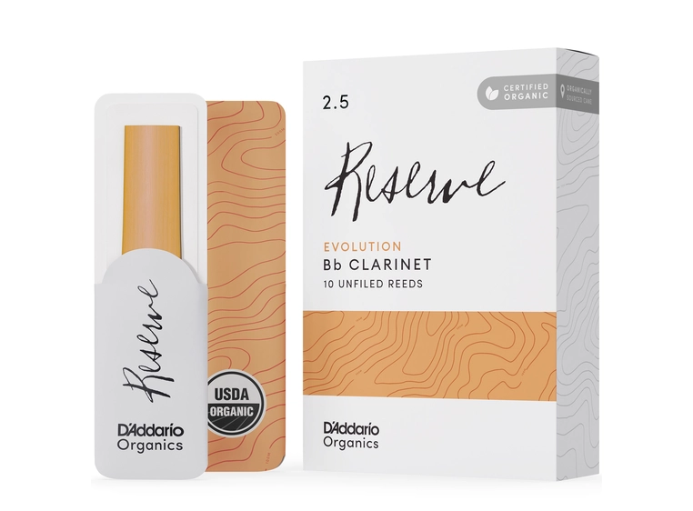 D'Addario Woodwinds ODCE1025 10-pakning Org. Reserve Evolution Bb-Klarinett 2.5 