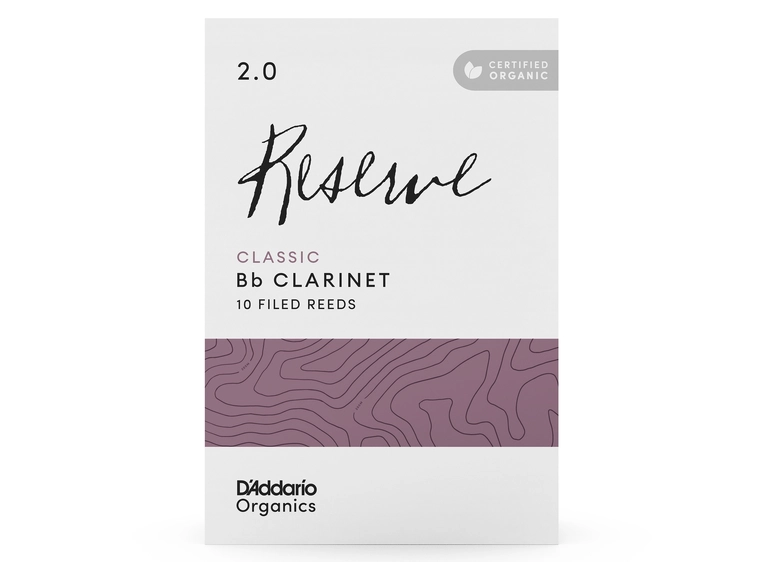 D'Addario Woodwinds ODCT1020 10-pakning Org. Reserve Classic Bb-Klarinett 2.0 