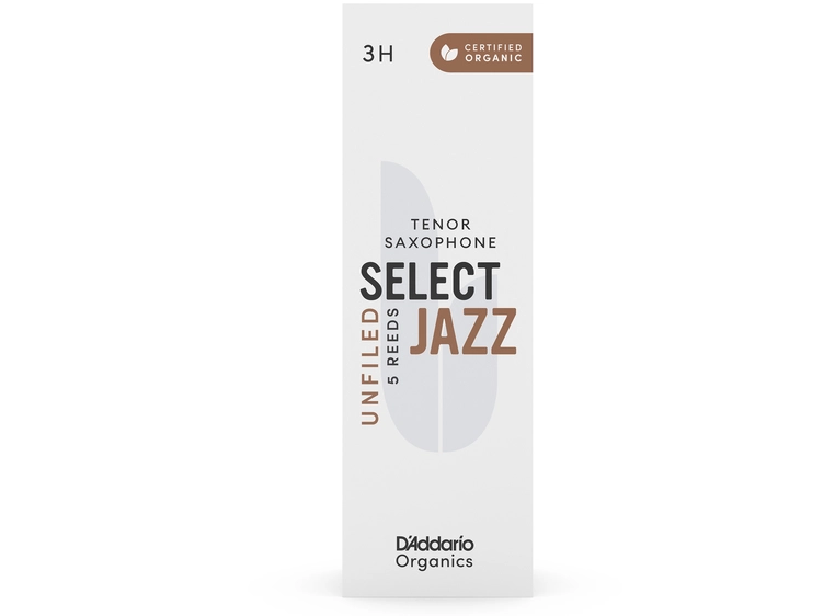 D'Addario Woodwinds ORRS05TSX3H 5-pk 3H Org. Select Jazz Un-Filed Tenor-sax 