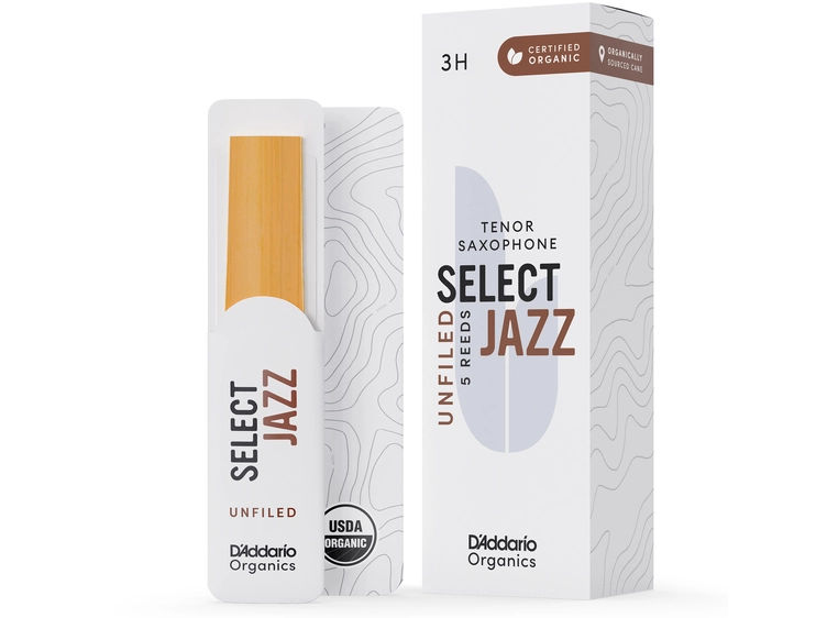 D'Addario Woodwinds ORRS05TSX3H 5-pk 3H Org. Select Jazz Un-Filed Tenor-sax 