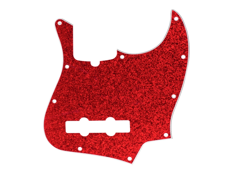 D'Andrea J-Bass Pickguard Red Sparkle 