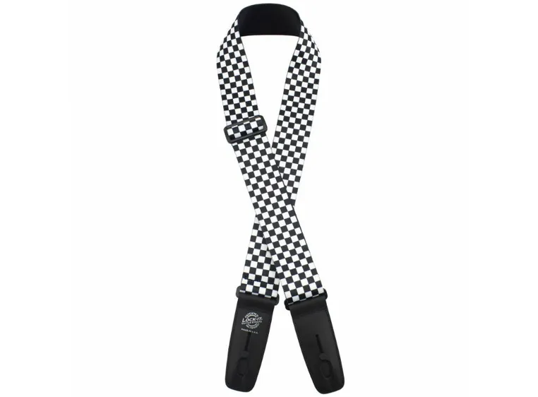 D'Andrea Lock-It Strap 2" Plush Poly Checkerboard 