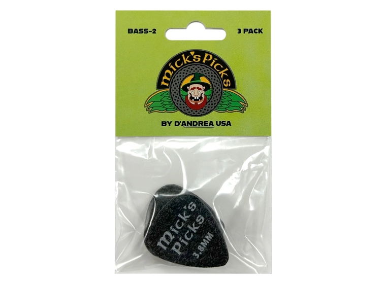 D'Andrea Micks Picks 351 Bass 3,80 Pick Pack 3 pcs 