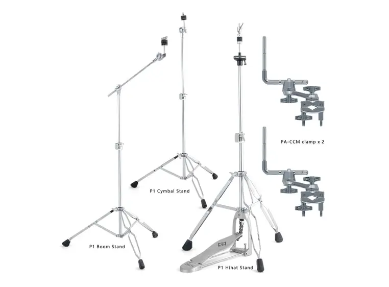 Dixon PODL520PK1BK1-WB Little Roomer 5pc, HW, bags, Black, Yellow Bass Hoop 