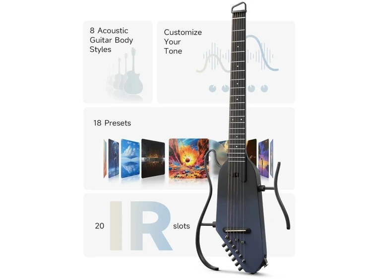 Donner HUSH-I PRO silent gitar space fly 