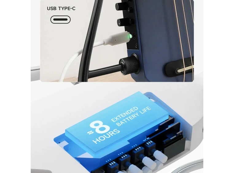 Donner HUSH-I PRO silent gitar space fly 