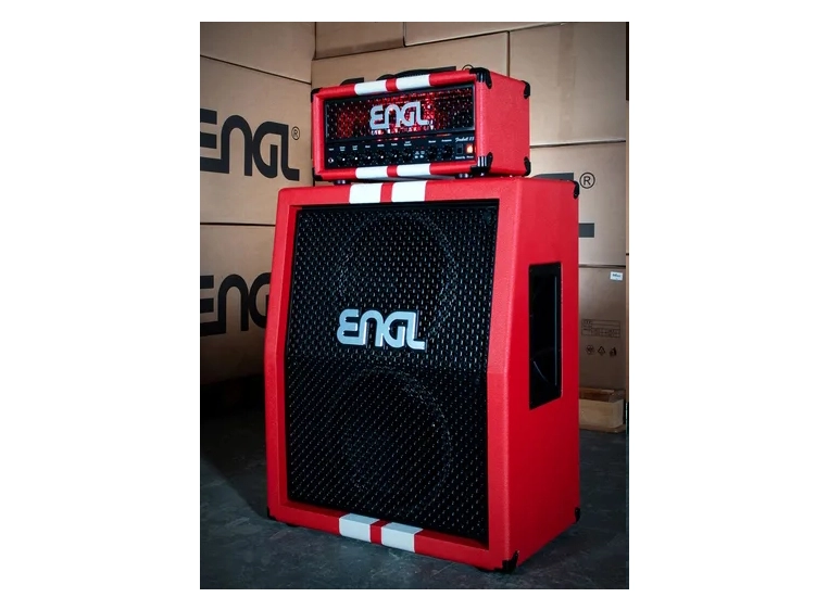 ENGL E633 Fireball 25 40th Anniversary Limited Ed. Red Racing Stripes Topp+Kab 