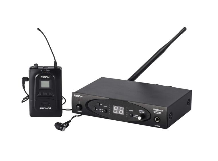 Eikon RM3000EKA Wireless in ear monitor 8 CH UHF PLL 673-697.8Mhz