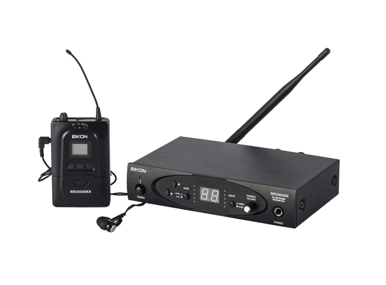 Eikon RM3000EKA Wireless in ear monitor 8 CH UHF PLL 673-697.8Mhz 