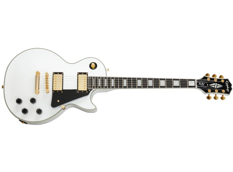 Epiphone Les Paul Custom Alpine White Inkl. Premium Gig Bag 