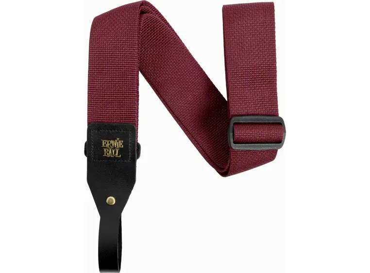 Ernie Ball 5367 Acoustic Strap Polypro Burgundy 