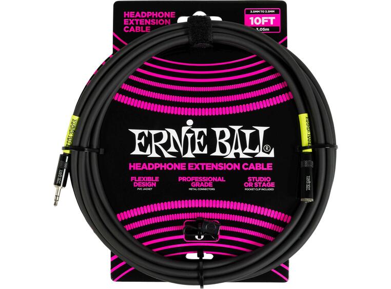 Ernie Ball 6424 Headphone Ext. Cable 3m, 3.5 mm hunn - 3.5 mm hann