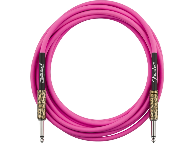 Fender Joe Strummer Instrumentkabel 4m/13' Pink Leopard 