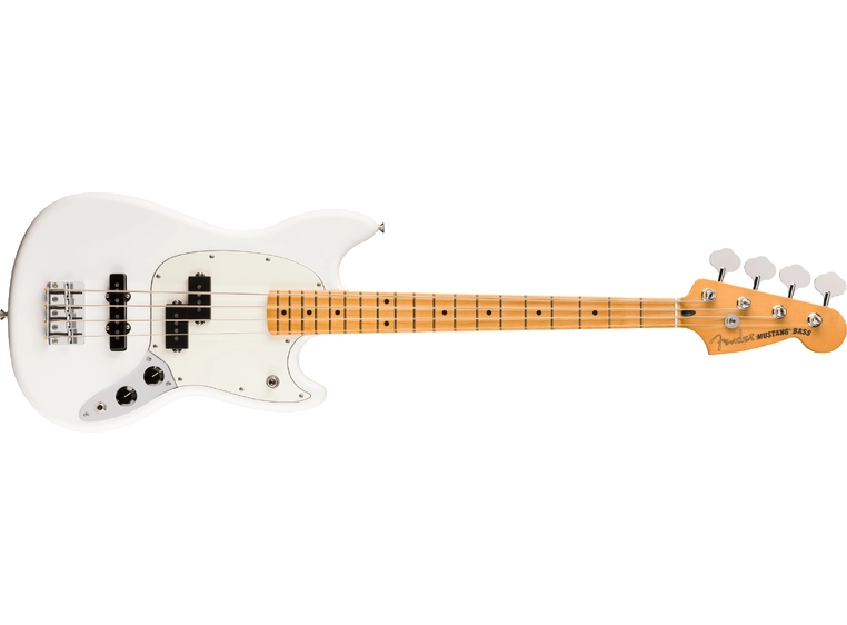 Fender Player II Mustang Bass PJ MN, Polar White