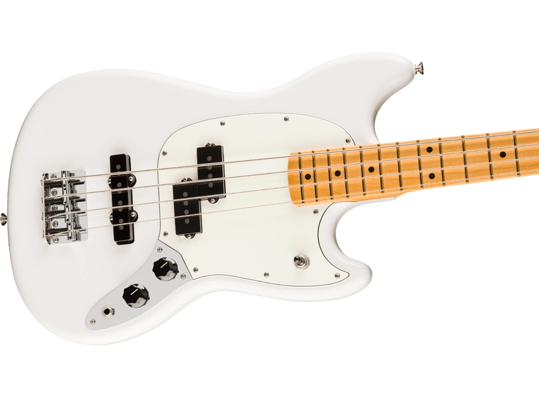 Fender Player II Mustang Bass PJ MN, Polar White