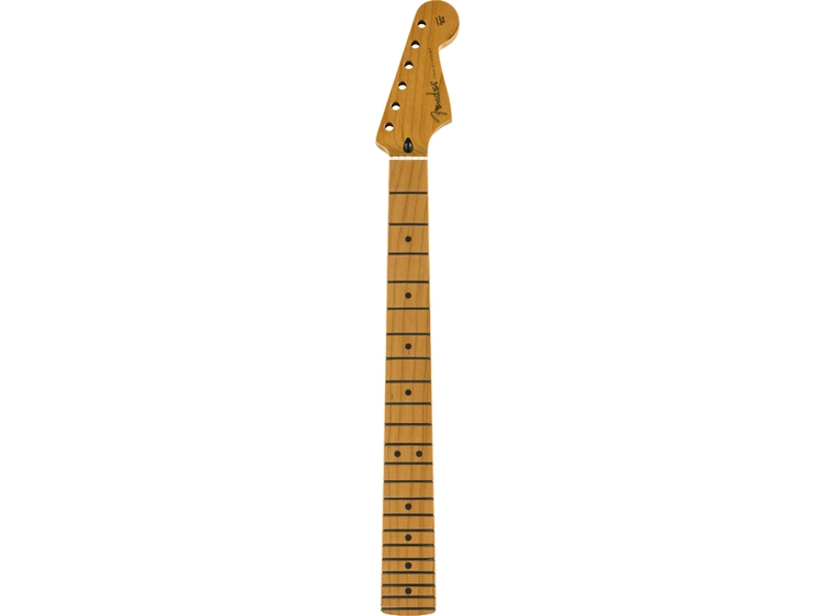 Fender Sat. Roasted Maple Fat Strat Neck 22 Medium Jumbo, 9.5", Maple, U Shape 