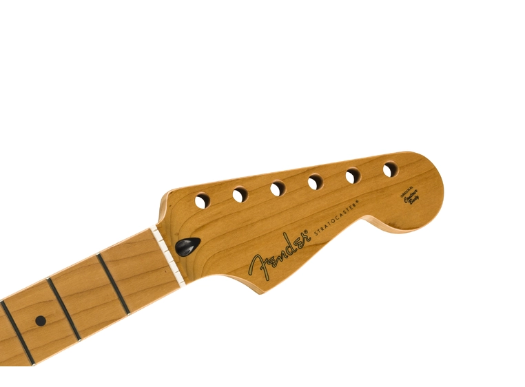 Fender Sat. Roasted Maple Fat Strat Neck 22 Medium Jumbo, 9.5", Maple, U Shape 