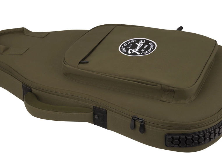 Fender Troubadour Electric Guitar Gig Bag, Olive 