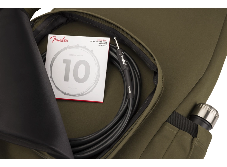 Fender Troubadour Electric Guitar Gig Bag, Olive 