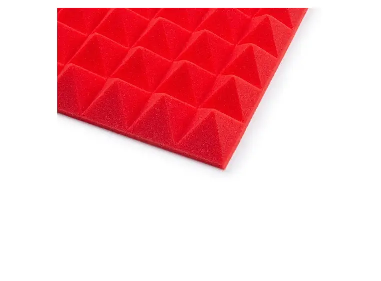 Gator Frameworks GFW-ACPNL1212PRED-4PK 4 Pack of Red 12x12" Acoustic Panel 