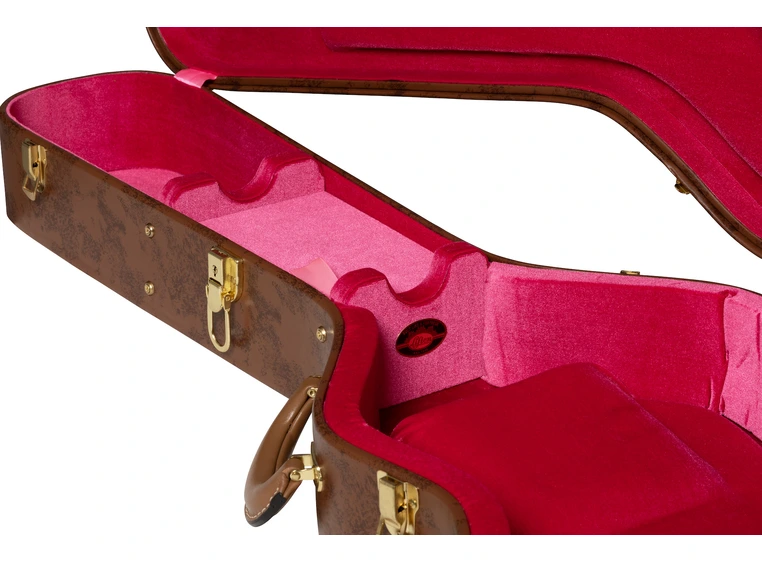 Gibson S&A Lifton Historic Case ES-335 Brown/Pink 