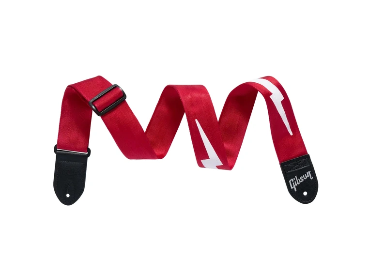 Gibson The Lightning Bolt Seatbelt Strap Red 
