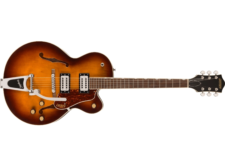 Gretsch G2420T Streamliner Hollow Body Bigsby, LF, Broad'Tron, Robusto Burst 