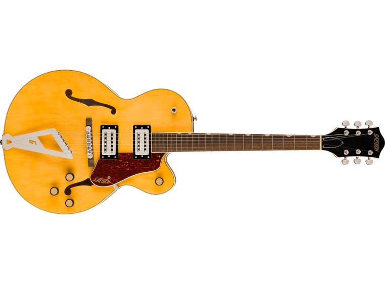 Gretsch G2420 Streamliner Hollow Body Chrom. II, LF, Broad'Tron, Village Amber 