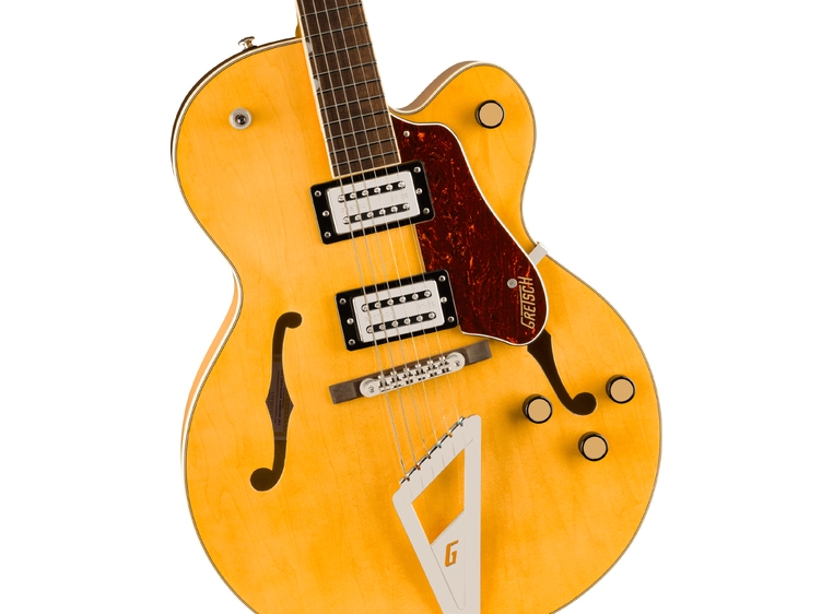 Gretsch G2420 Streamliner Hollow Body Chrom. II, LF, Broad'Tron, Village Amber 