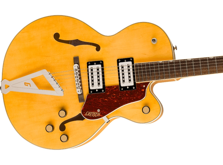 Gretsch G2420 Streamliner Hollow Body Chrom. II, LF, Broad'Tron, Village Amber 