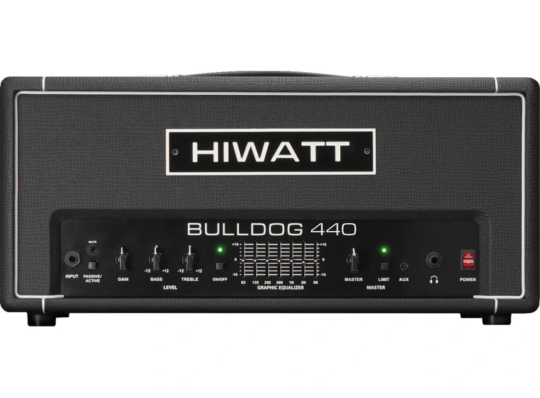 Hiwatt Bulldog 440H Basstopp 400w Graphic EQ 