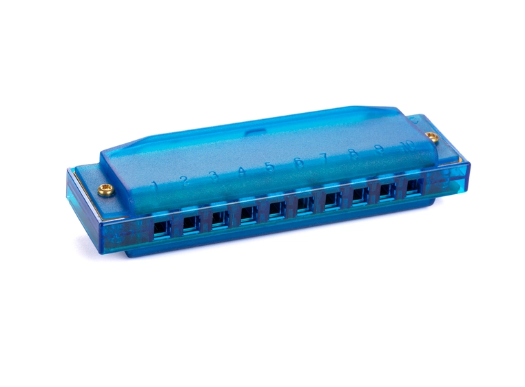 Hohner Translucent Harp Blue 