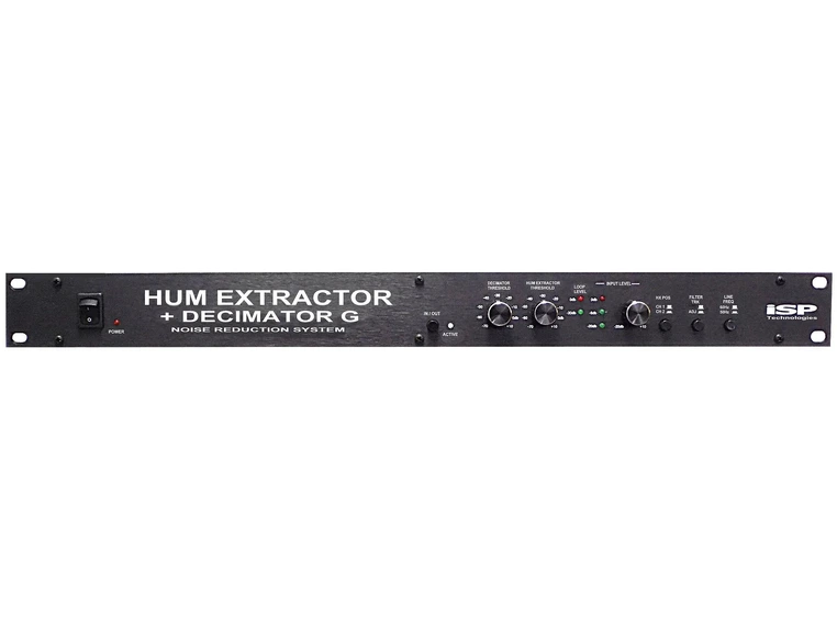 ISP Hum Extractor + Decimator G Rack Ultimate DSP 2 channel noise reduction