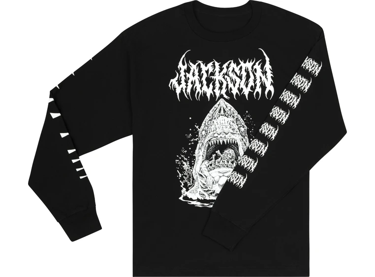 Jackson Sharkrot L/S T-Shirt, Black XXL 