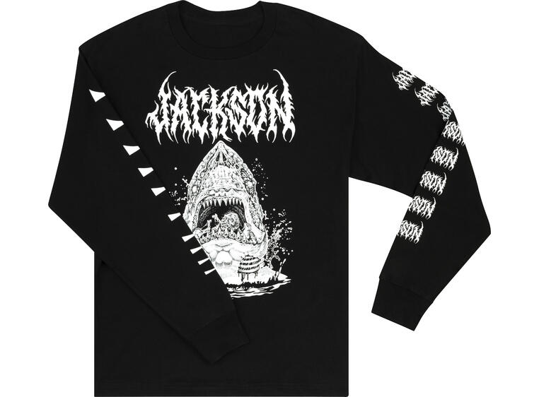 Jackson Sharkrot L/S T-Shirt, Black XXL