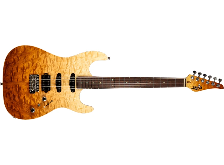 Jet Guitars Elite JS-45 Fireburst Flame inkl gigbag 