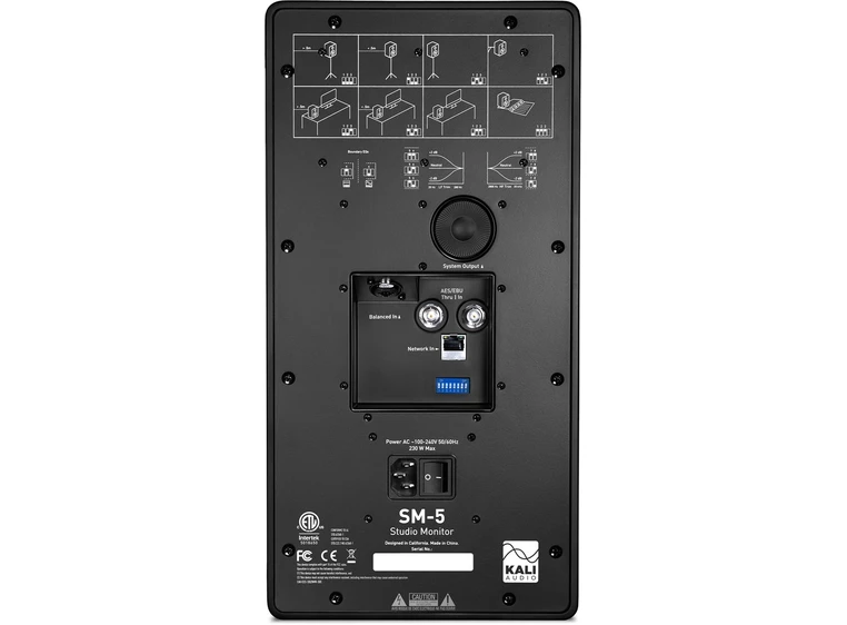 Kali Audio SM-5 3-veis aktiv studiomonitor (pris pr stk) 