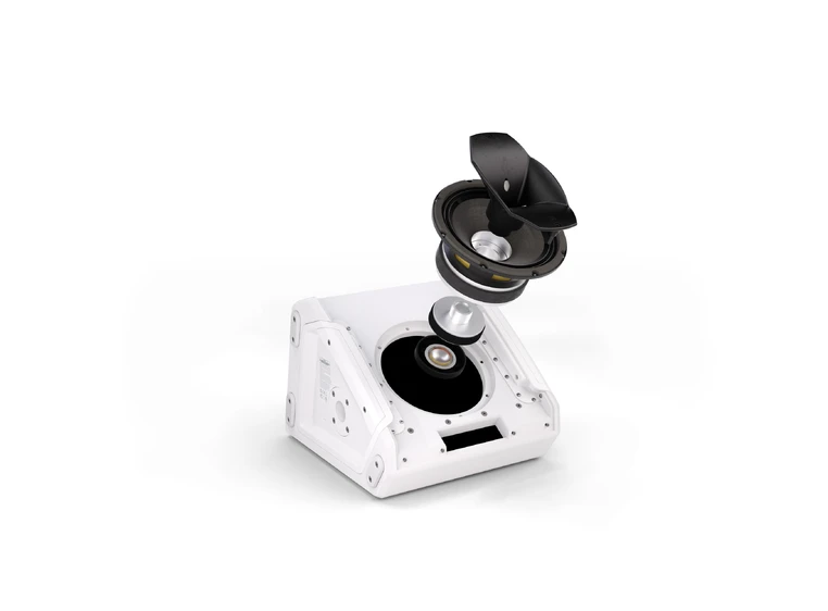 LD Systems MON 8 A G3 W 8" powered coaxial stage monitor, white 