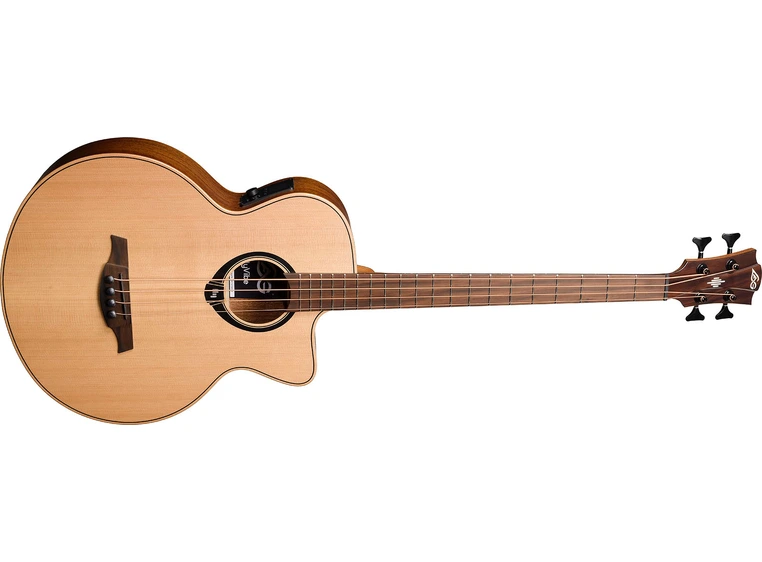Lag Guitars HV10BCE HyVibe 10 Acoustic Bass Cutaway Satin 