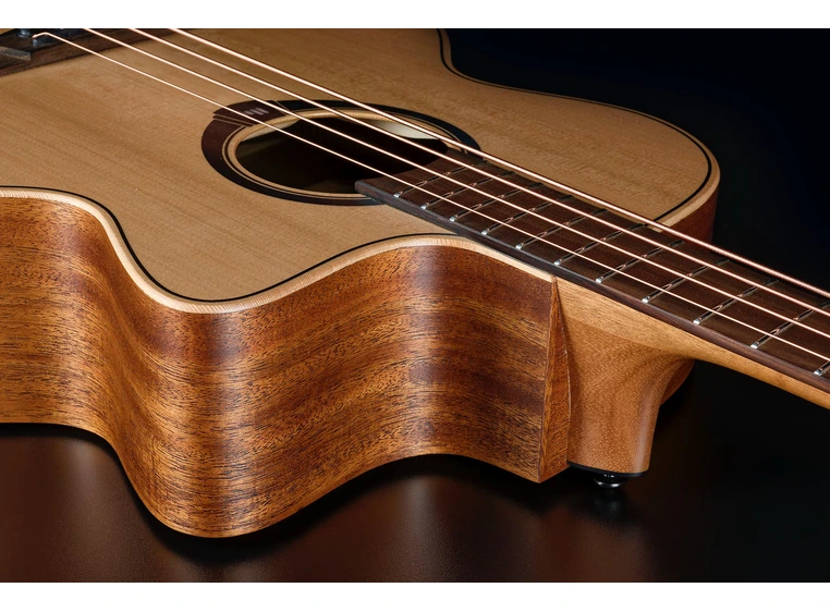 Lag Guitars HV10BCE HyVibe 10 Acoustic Bass Cutaway Satin 