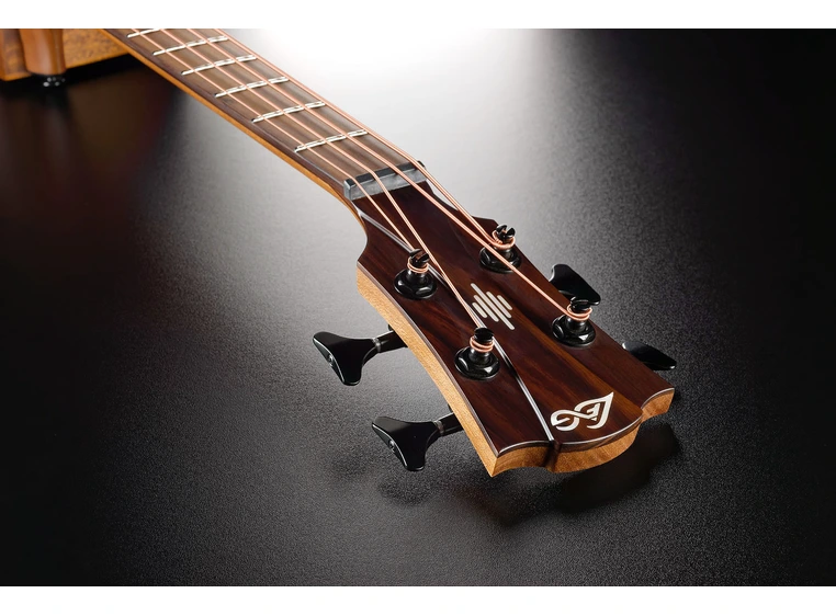 Lag Guitars HV10BCE HyVibe 10 Acoustic Bass Cutaway Satin 